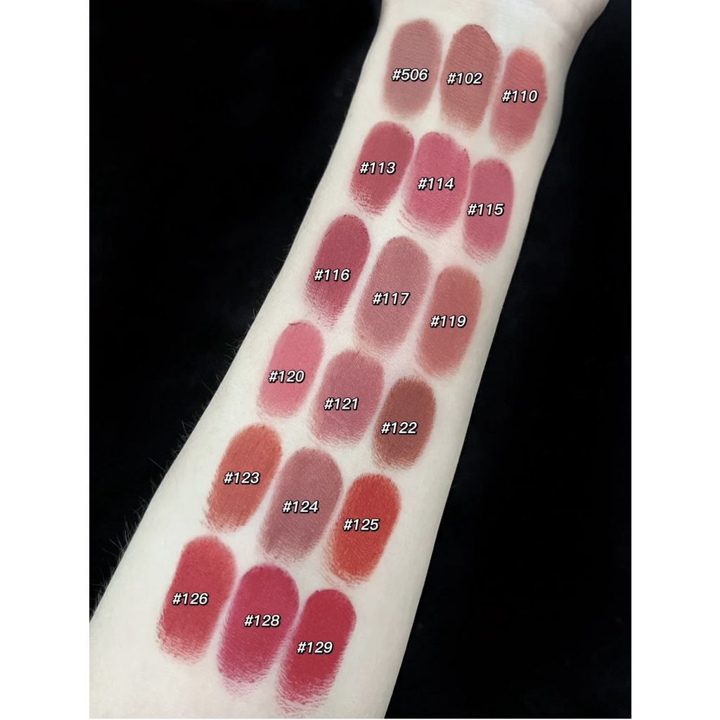 Joocyee Enzyme Color Powder Mist Lipstick Mud Matte Mist Áp dụng cho bùn Phát triển màu sắc phong phú Soft Smooth Matte Matte Lipstick Brown 🍎 Red Autumn Winter Porn Ngày lễ tình nhân giới hạn