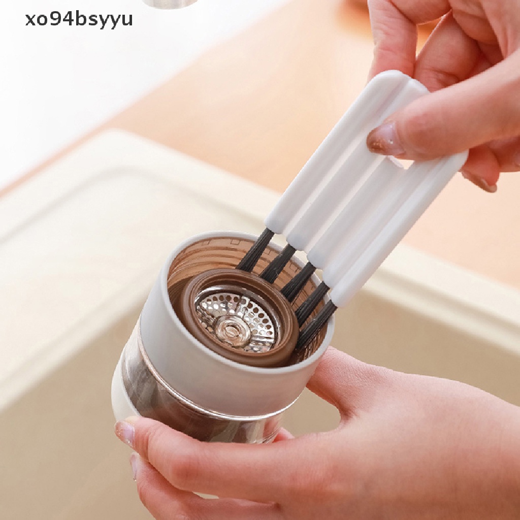 Cọ Vệ Sinh Bình Nước / Nắp Nồi / Bàn Phím Máy Tính Xo94Bsyu al Tay Cầm Cong Tiện Dụng