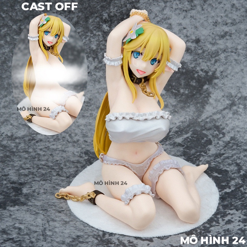 Mô hình nữ Cast off Figure anime manga decor ELF in Distress cởi đồ được illustration by keKemotsu Chain 1/6