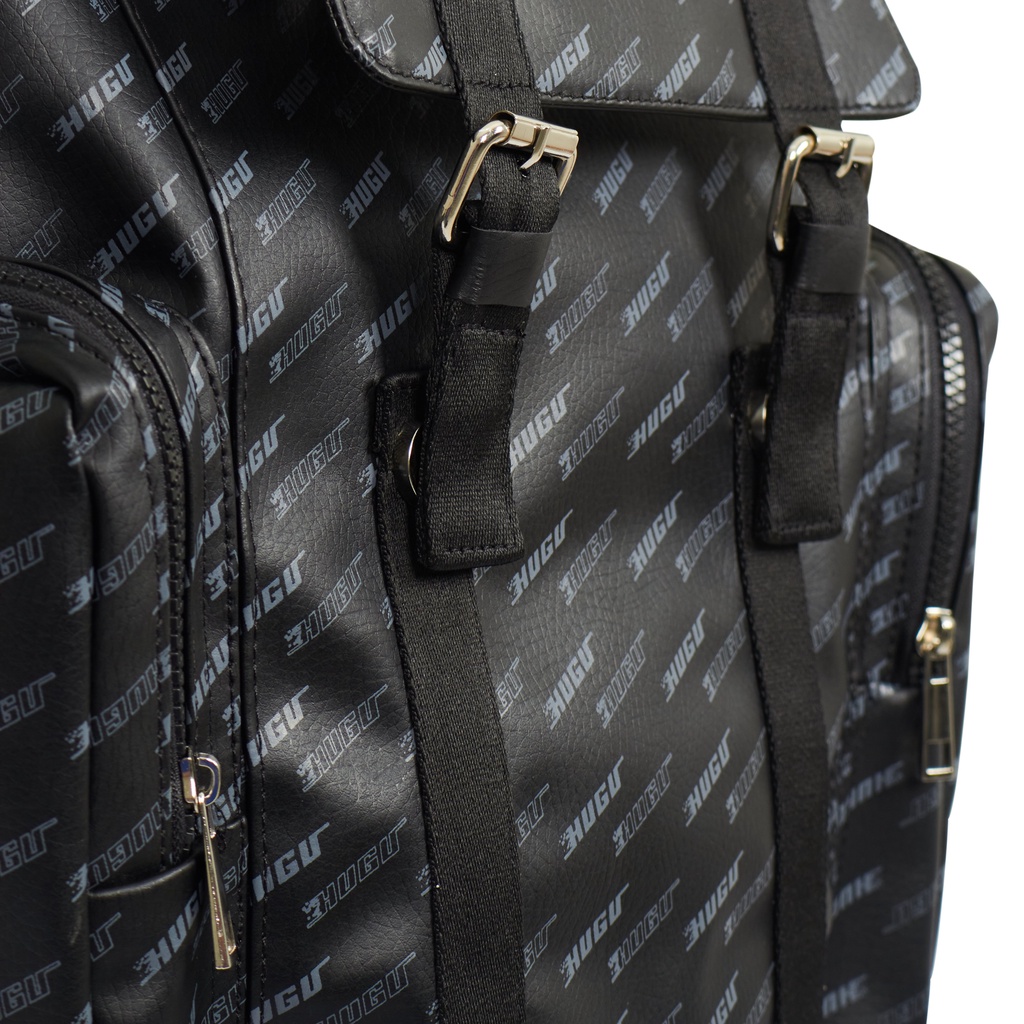 Balo da thời trang HUGU Backpack SS6 đi học đi chơi đựng vừa laptop macbook 16 inch chất da cao cấp không thấm nước