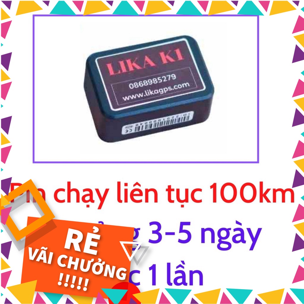 SIÊU GIẢM GIÁ Định vị không dây LIKA K1 độ chính xác cao - Miễn phí phần mềm trọn đời - kích thước siêu nhỏ gọn $$$$