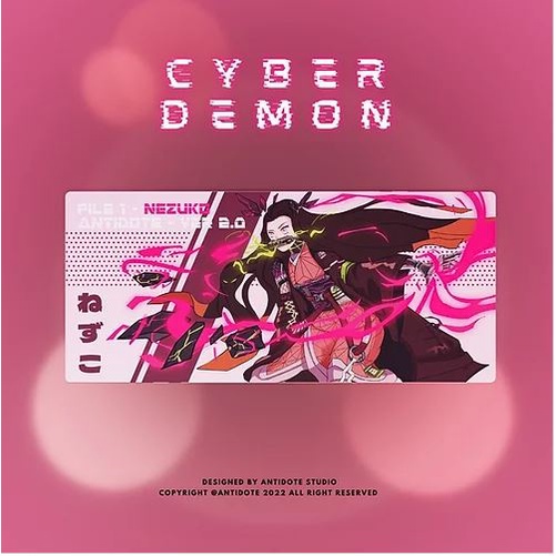 Tấm lót chuột Nezuko Cyberborg