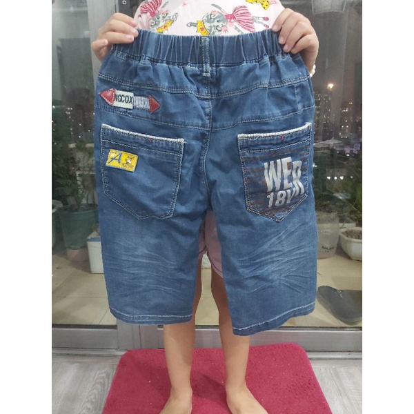 Thanh lý quần lửng bò cho bé trai từ 30-40kg