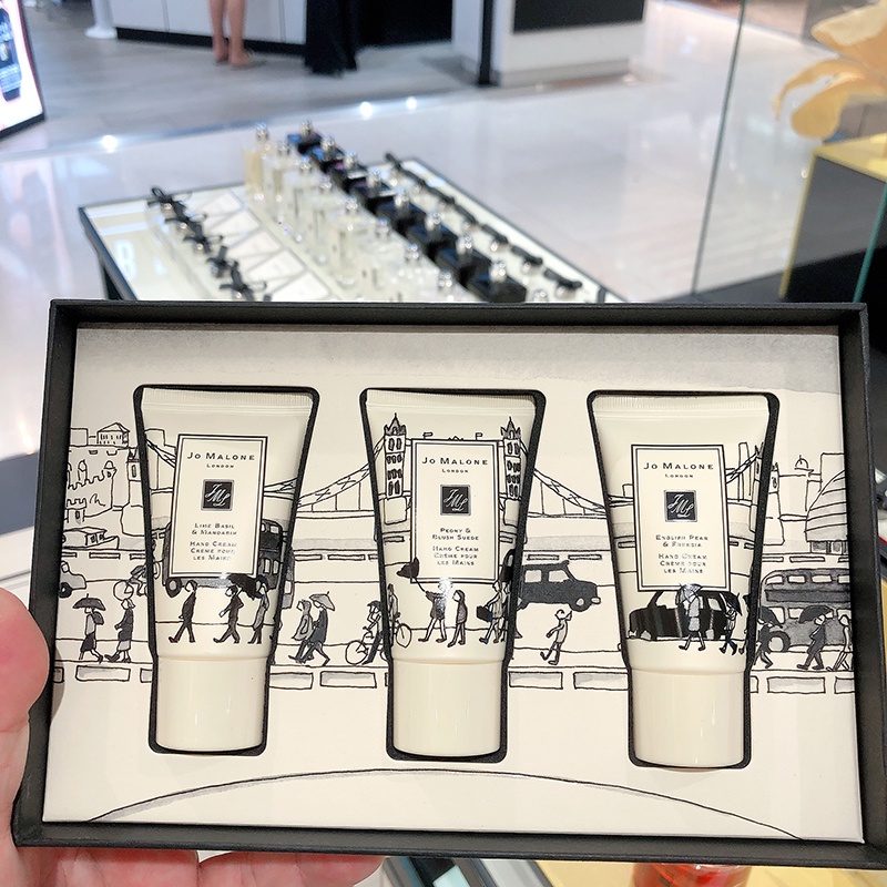 JO MALONE Set 3 Tuýp Kem Dưỡng Ẩm Da Tay Phiên Bản Giới Hạn Malone 30ml