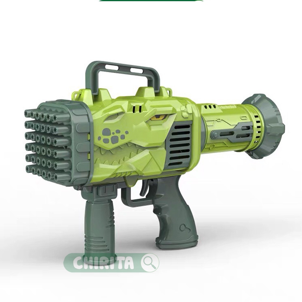 Súng Bắn Bong Bóng Xà Phòng 32 Nòng Máy Thổi Bong Bóng Nước Tự Động- Đồ Chơi Trẻ Em - Soleil Home