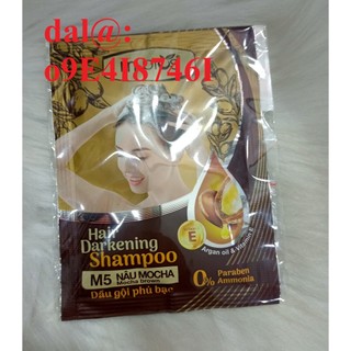 Dầu gội Nhuộm phủ bạc Mpros gói