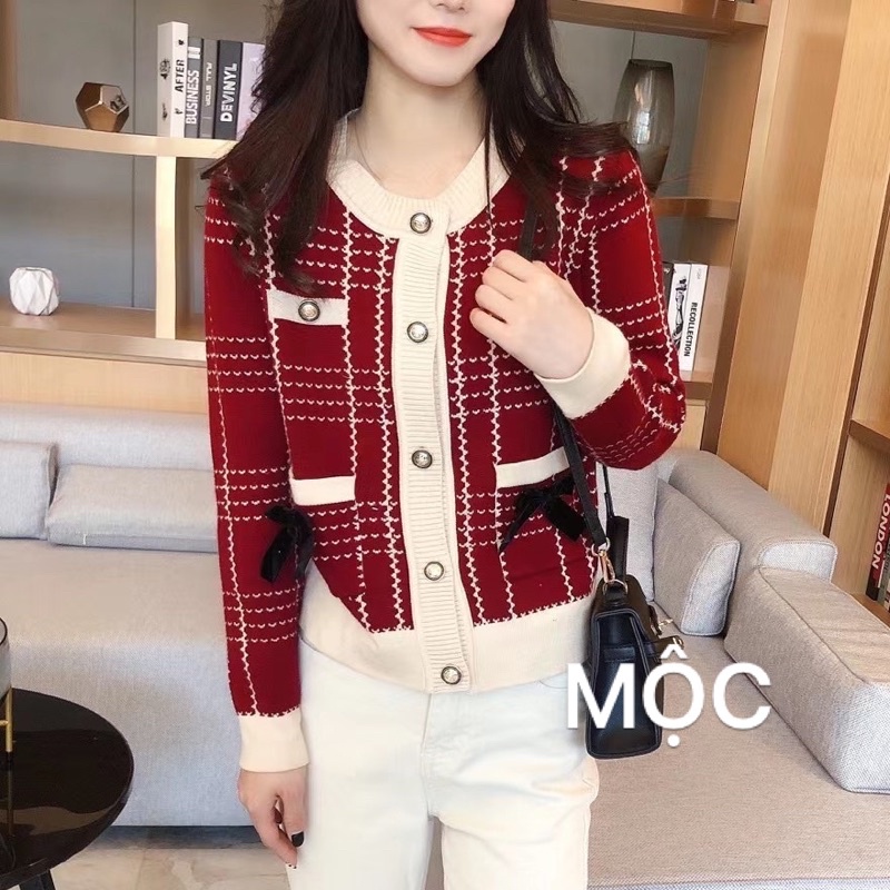 Áo len khoác cài khuy hàn quốc , mẫu áo len thời trang mới nhất