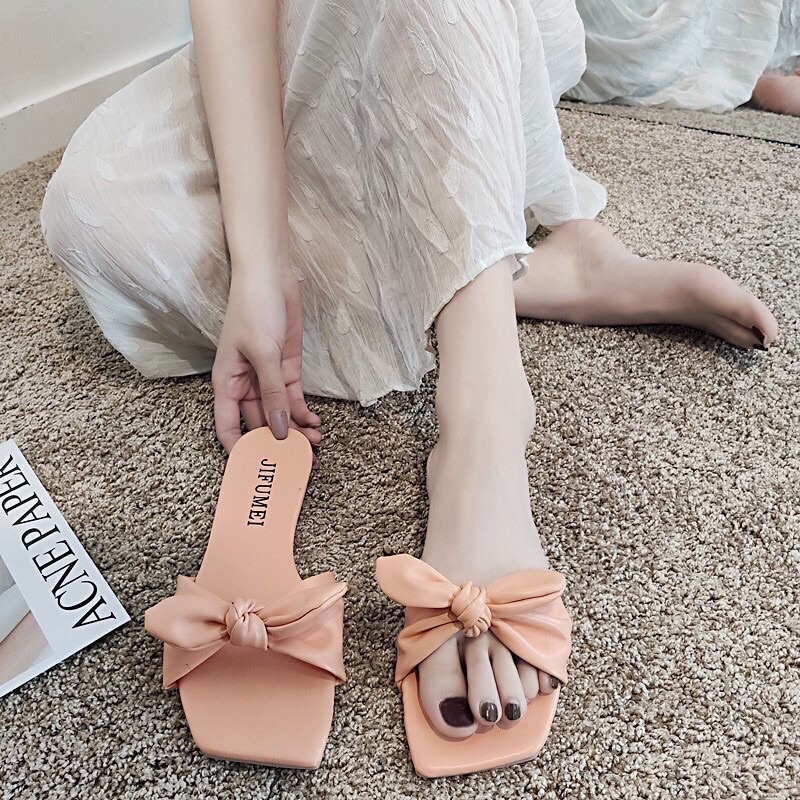 Dép bệt thắt nơ siêu xinh có big size 35-45