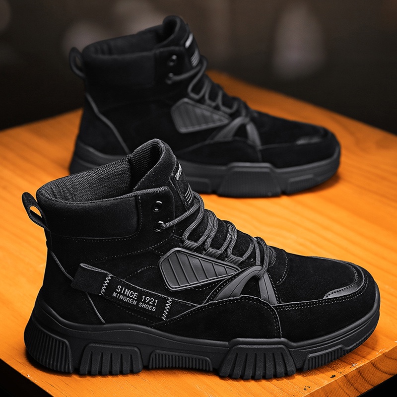 [ZY Martin boots Martin] Giày Bốt Nam. Giày Boot Phong Cách Trẻ Trung Cá Tính Dành Cho Nam Giày Boot Phong Cách Trẻ Trung Cá Tính Dành Cho Nam Áo Mưa Chống Thấm Nước Tiện Dụng Dép Quai Ngang Chống Trượt Thời Trang Găng Tay Chống Mòn Chống Mòn Chất Lượng C