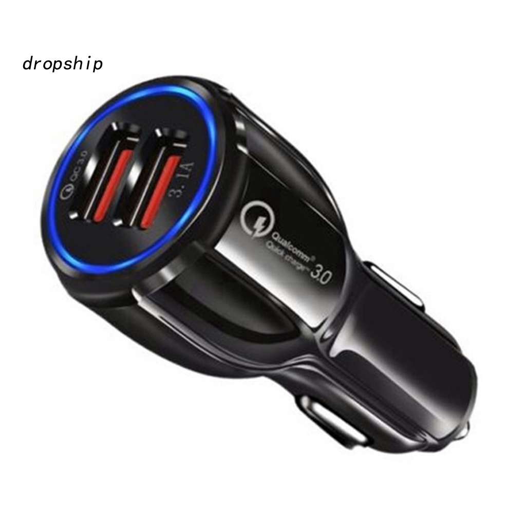 Tẩu Sạc Nhanh Thông Minh 2 Cổng USB Cho Xe Hơi