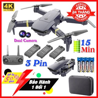 ⚡️ Mẫu Hót 2022 ⚡️ Máy Bay Điều Khiển Từ Xa Flycam Mini E58, Play cam Điều Khiển Từ Xa Quay Phim, Chụp Ảnh kết Nối Wifi