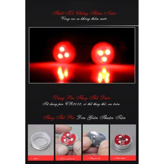 Đèn led cảnh báo mở cửa xe ô tô( 2 chiếc) byDV AUTO