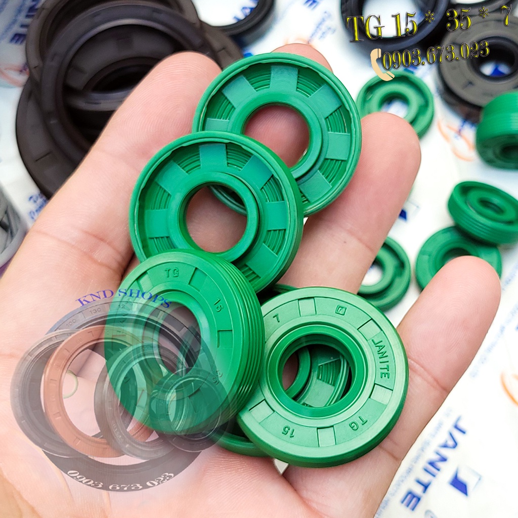 Phốt  cao su máy cắt cỏ và máy cưa động cơ xăng 2 thì 4 thì , phớt đuôi trục cơ máy phát cỏ | KND Shops