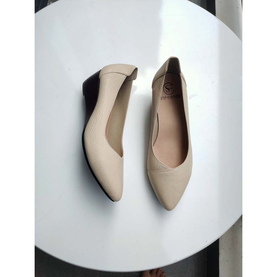 Giày Đế Xuồng 3p Cực xinh, Chất liệu Da bò chuẩn Vnxk .