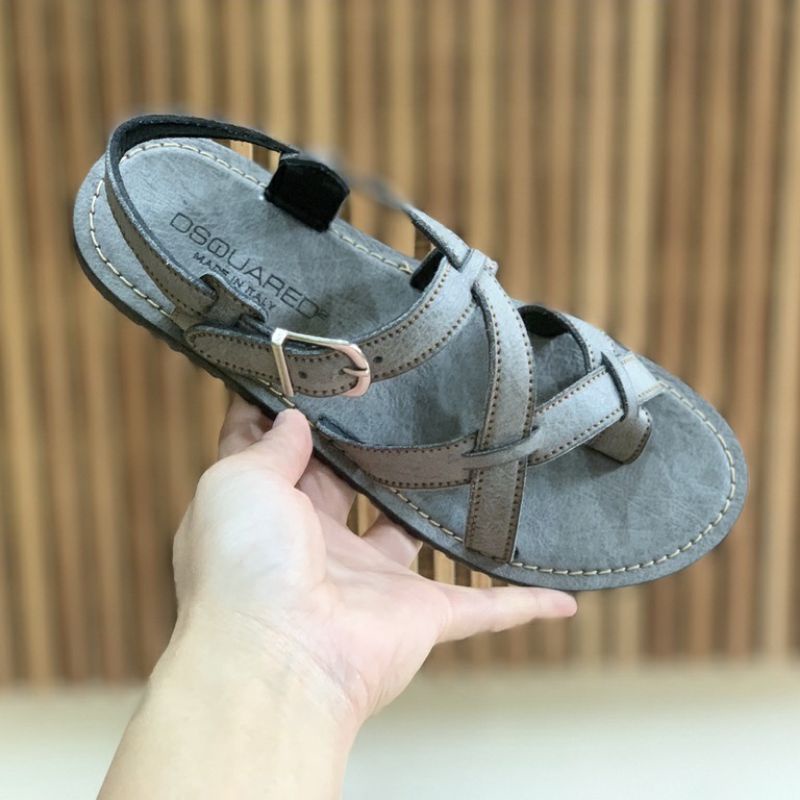 Dép SADAN Nam Quai Hậu - Da Bò Khâu Đế CHắc Chắn