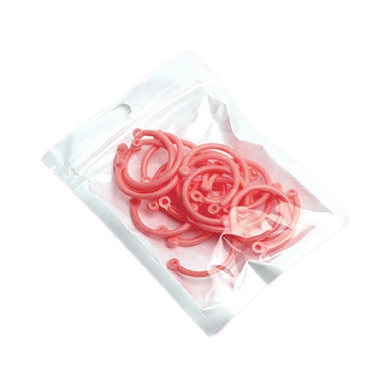 Set 10 / 15 / 30 Vòng Nhựa Nhiều Màu Sắc Dùng Để Trang Trí Sổ Tay