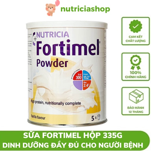 Sỉ 1 thùng [12 hộp] Sữa bột Fortimel cho người bệnh ung thư, bệnh nhân sau phẫu thuật, người suy dinh dưỡng
