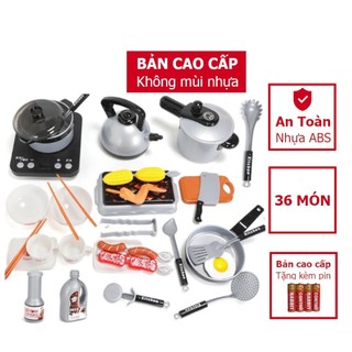 Đồ Chơi Nấu Ăn 36 Món và 32 Món - Bản Cao Cấp Không Mùi Nhựa, An Toàn Cho Bé - Loại 1 To, Đẹp