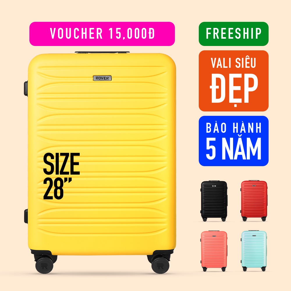 Vali kéo du lịch Rover Emi - Size 28 (Hành lý Ký gửi) - Chống bể - Chống rạch