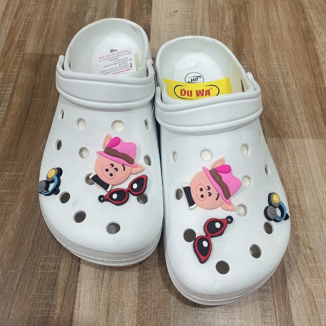 Hàng chính hãng DUWA Dép sục nữ dép bánh mì siêu nhẹ siêu bền chống trươn trượt phụ kiện dễ thương êm chân hot 2022