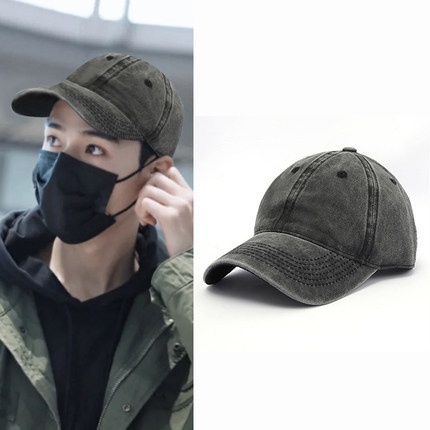 Nón kết, Mũ lưỡi trai Jeans trơn Classic cho Nam/Nữ