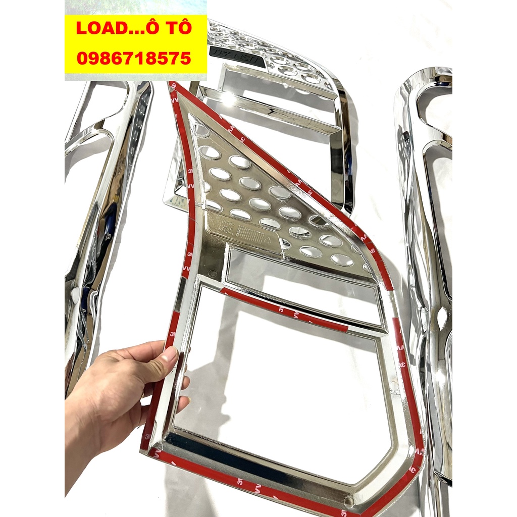 Ốp Viền Đèn Pha, Hậu Ford Transit 2014-2023 Mẫu Nhựa ABS Mạ Crom Sáng Bóng