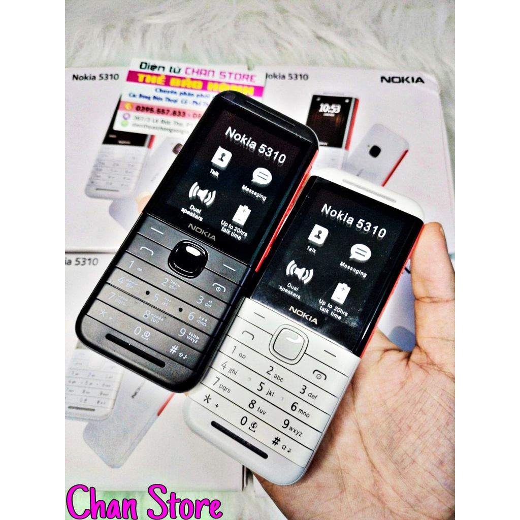 Điện thoại bàn phím phổ thông Nokia 5310 2 sim phiên bản 2020 cho người già giá rẻ bảo hành 1 năm