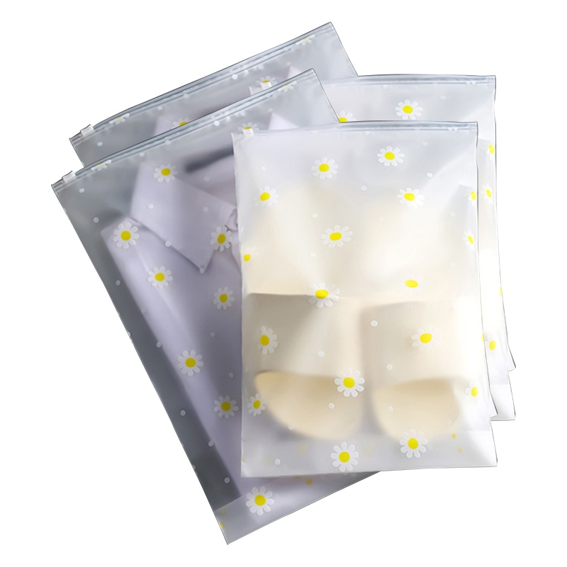 Bộ 5 Túi Đựng Đồ Lót / Mỹ Phẩm Chống Thấm Nước / Bụi Bẩn Có Khóa Kéo Tiện Dụng Mang Theo Du Lịch