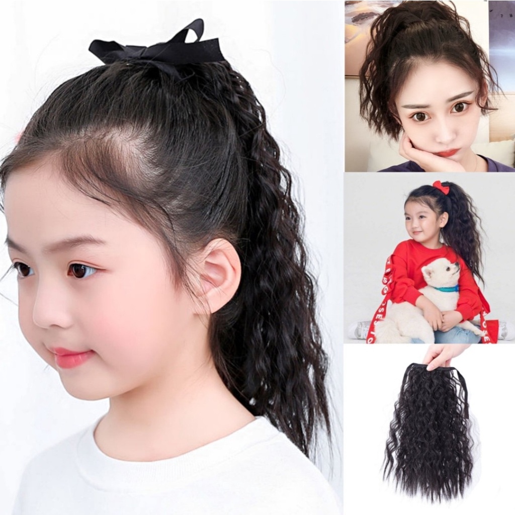 Tóc Cột Nơ Xoăn Xù Mì Dành Cho Bé Gái MyBaby