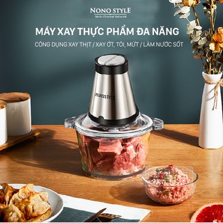 Máy xay thịt , cối thuỷ tinh xay thực phẩm dung tích 2l