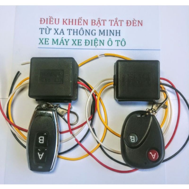 1 BỘ MẠCH ĐIỀU KHIỂN BẬT TẮT ĐÈN MỞ KHÓA TÌM XE TỪ XA THÔNG MINH