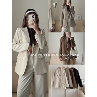   NEW ÁO VEST BLAZER BOILING 19006 TÚI NGỰC XẺ LƯNG hàng Quảng Châu 