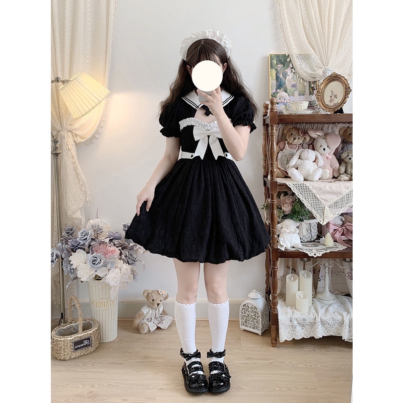 Giày Búp Bê Da Đế Dày Thời Trang Mùa Thu Lolita Nhật Bản 2022 Dành Cho Nữ