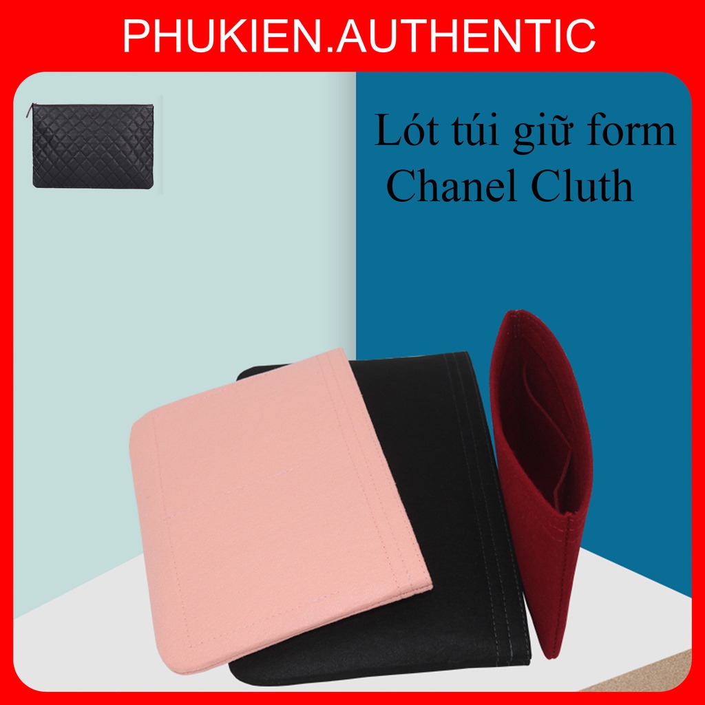 Lót túi giữ form Chane! clutch full size cao cấp| Khách hàng có yêu cầu may các loại lót vui lòng liên hệ với shop