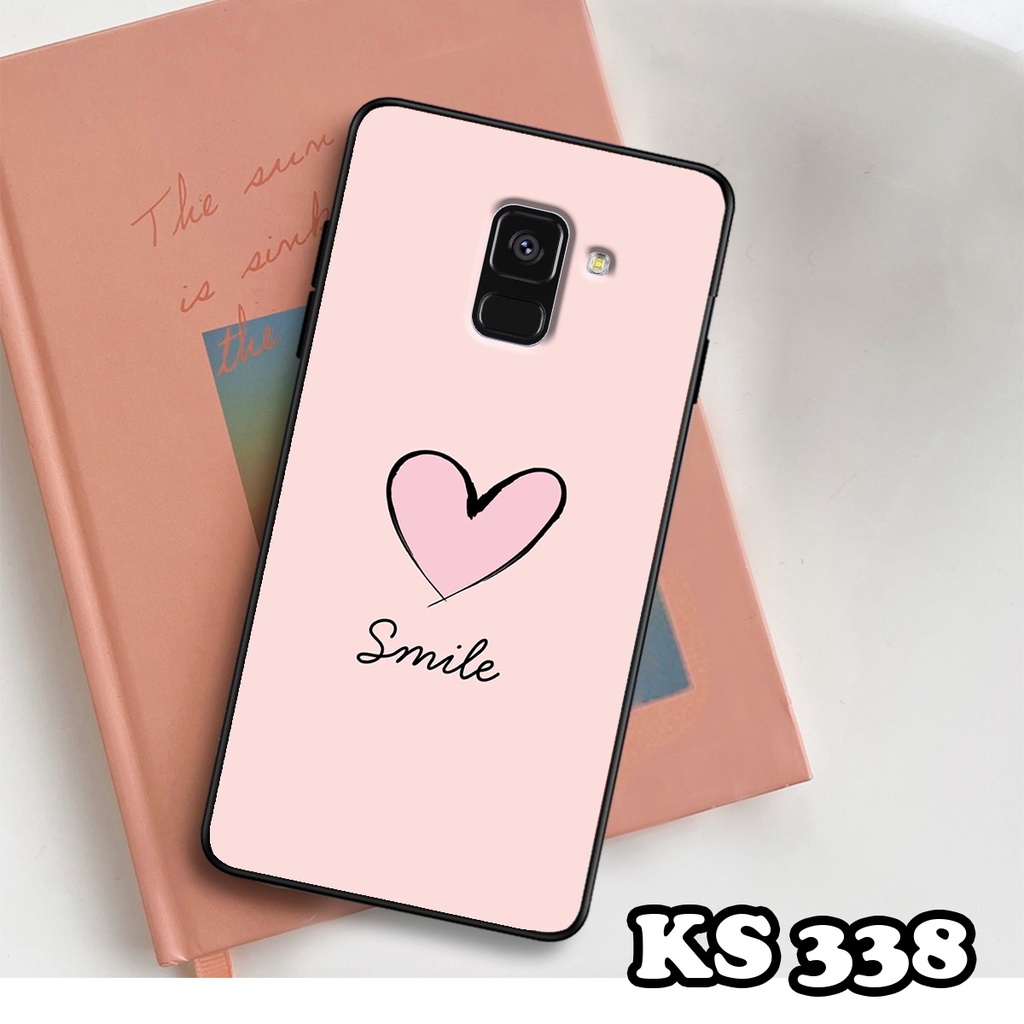 Ốp lưng Samsung A8 2018 - A8 Plus - A8 Star - Ốp Samsung in hình LoveSmile - Chất liệu TPU cao cấp chống sốc bảo vệ máy