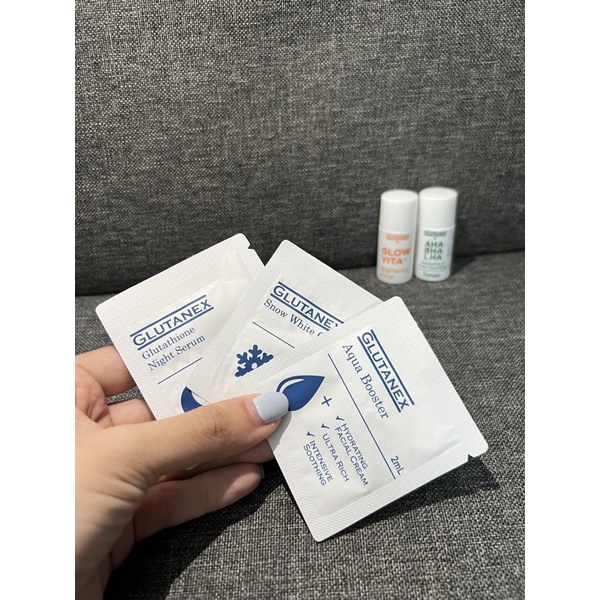 Sample Dùng Thử Glutanex Nexus Pharma - Serum / Cream / Toner