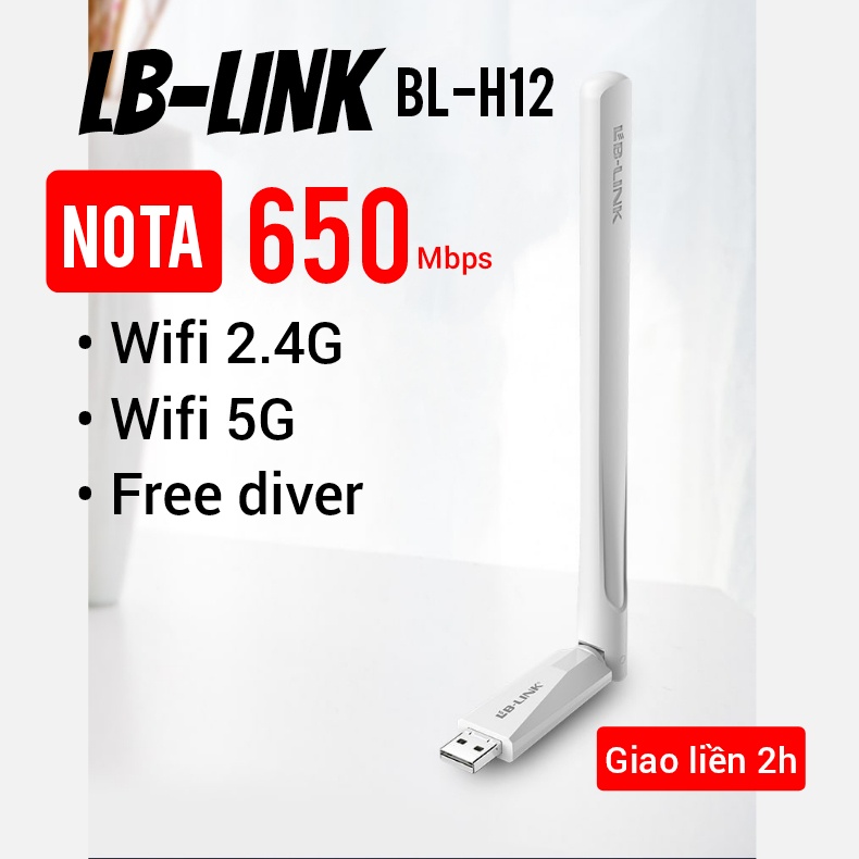 LB LINK 150 Mb USB WiFi BL WN151 và BL H12 600Mb nâng cấp hút sóng wifi 5G tốc độ cao cho pc laptop Lblink