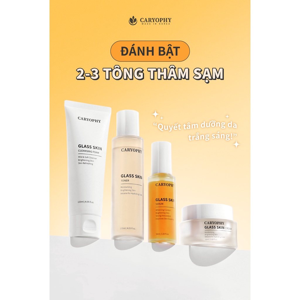 Tinh Chất Dưỡng Sáng Da Caryophy Glass Skin Serum 50ml