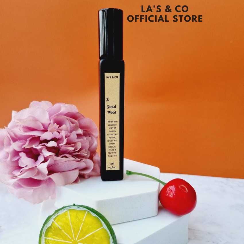 Nước hoa nam La's & Co Santal Wood 10ml Hương gỗ cổ điển, nam tính, lịch lãm