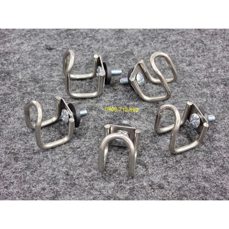 móc treo gắn baga - cổ xe inox xài thông dụng