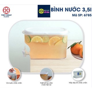 Bình nước có vòi 3.5l việt nhật - Bình đựng nước có vòi 3.5l cao cấp