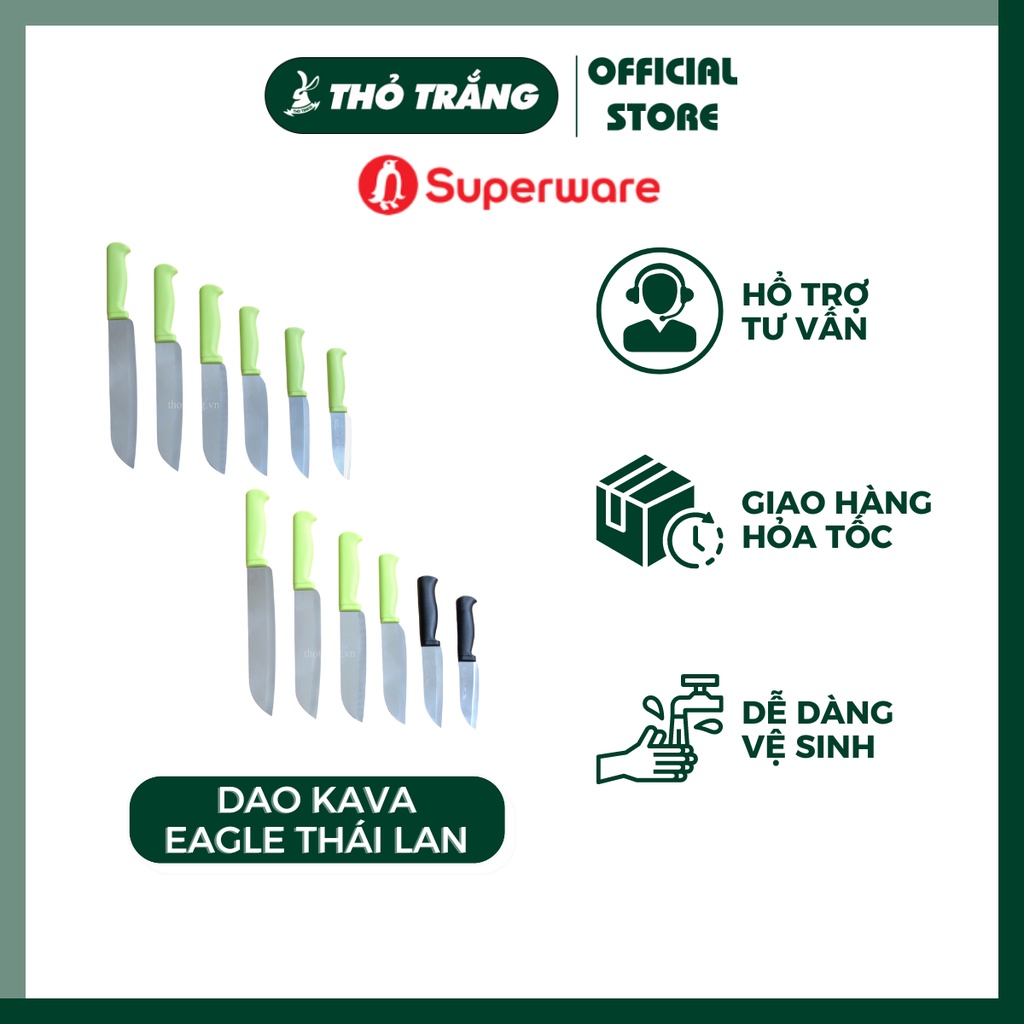 Dao Kava Eagle Thái Lan chính hãng cán nhựa đủ size