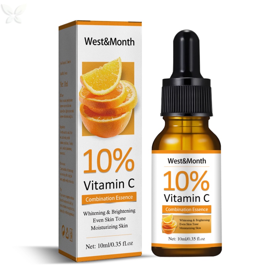 [VOG] Tinh Chất Vitamin C 10ml Dưỡng Ẩm Làm Trắng Xóa Đốm Nâu Cấp Nước Kiềm Dầu Cho Da