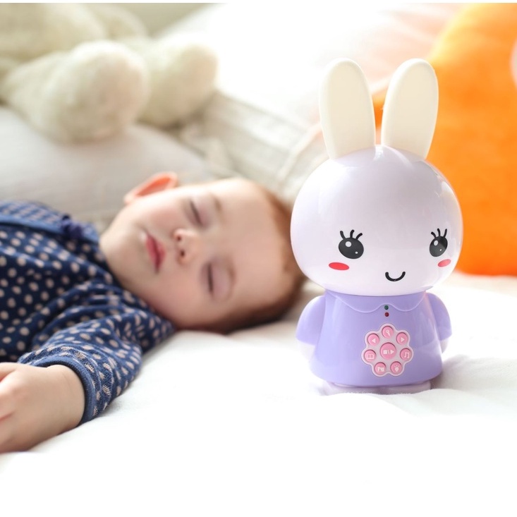 Đồ chơi âm nhạc giáo dục cho trẻ Alilo Honey Bunny G6 cho trẻ từ 0-4 tuổi, hỗ trợ học tiếng anh sớm - Hàng chính hãng