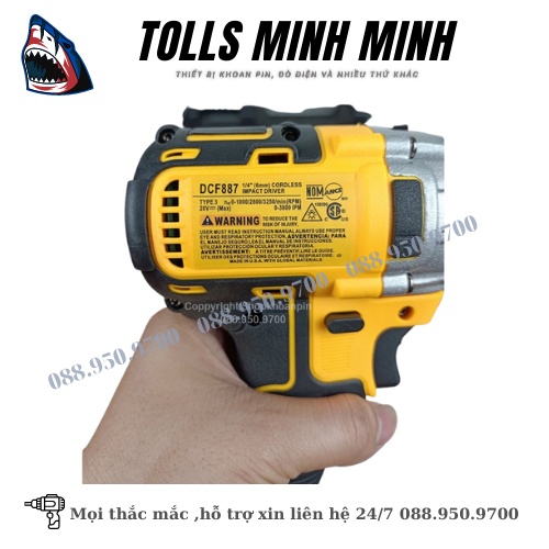 Máy Siết Bulong DW DCF3887 20V Không Chổi Than - HÀNG CAO CẤP