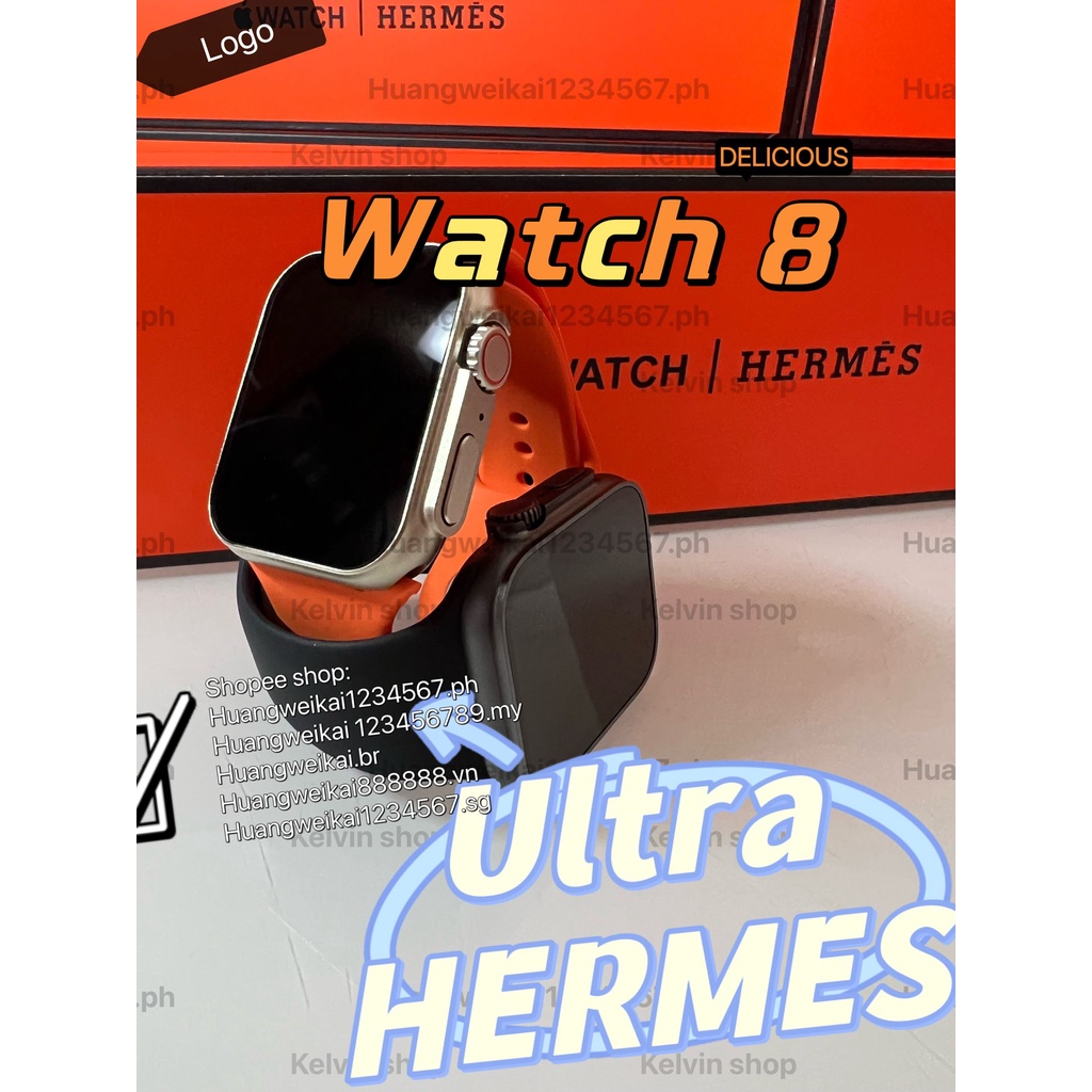 Đồng Hồ Thông Minh Hermes Ultra 8 Ultra 2.02 Inch NFC Hỗ Trợ Bluetooth Và Giọng Nói w27 DT7 max Hw7 max ht99 w27 pro w28 pro