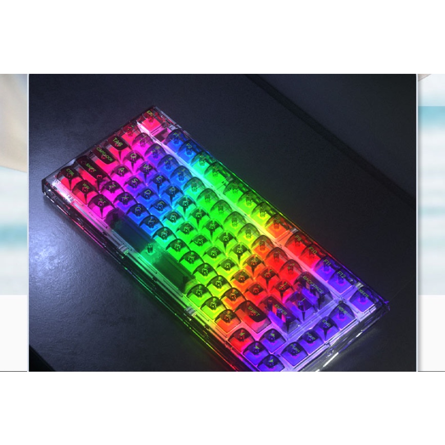 Bàn phím cơ FL-Esports Q75 SAM Black / Q75 SAM White / 3 Mode - hàng chính hãng