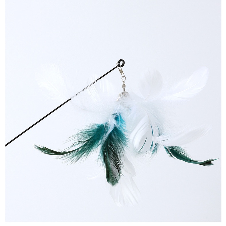 Cần Câu Mèo Dây Thép Gắn Cố Định - Đồ Chơi Vờn Mèo Vui Nhộn Giúp Mèo Giảm Stress