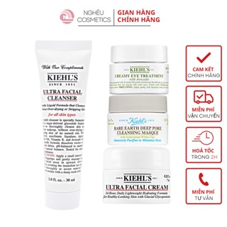 Set Dưỡng Da 4 Món Mini Kiehl's Deep Pore Cleansing & Daily Hydration Routine