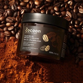 Cà phê Đắk lắk làm sạch da chết COCOON 200ml